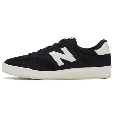 NB 300 Látka Dvojvrstvová Hoviezdia Koža Ležérne Nosenie Odolné Ľahké Priedušné Nízke Skate Topánky Unisex Tenisky Čierna Biela CRT300K1