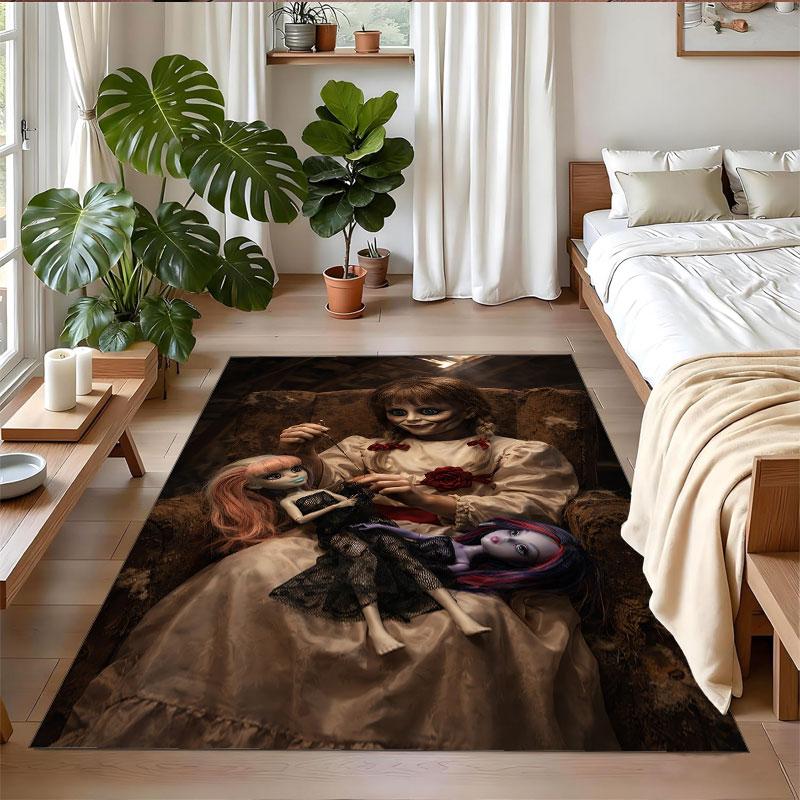 Crystal Velvet Rug Soft Non Slip Indoor Floor Mat Home DecorThe Conjuring Annabelle