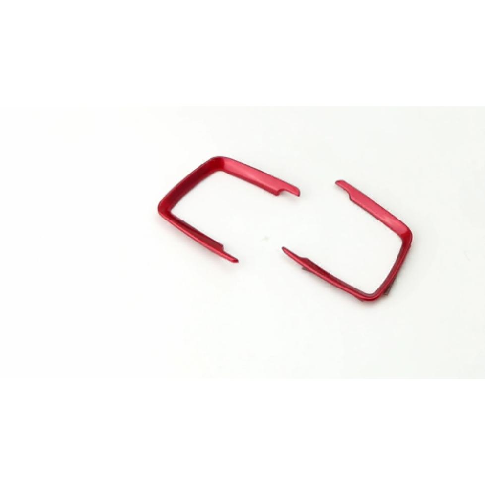 Red Headlight Switch Surrounding Decorative Trims For BMW 2 3 4 Series X5 X6