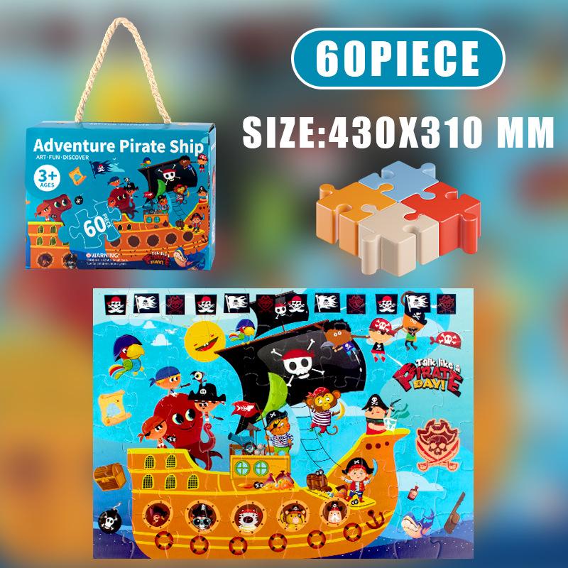 1SET children's puzzles boys and girls toys kindergarten gifts