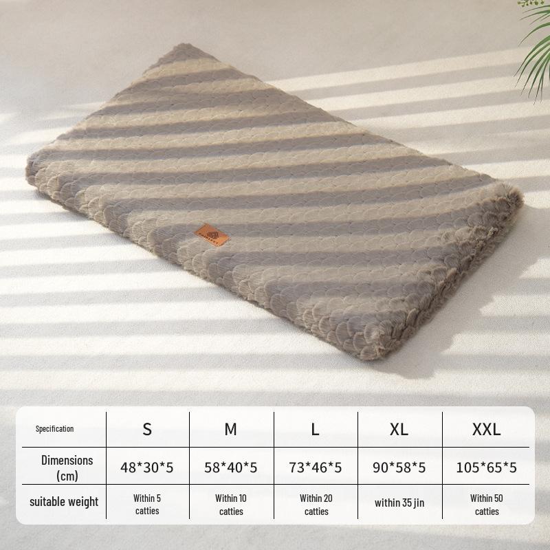 Four Seasons Washable Dog Bed Mat - Universal & Pet-Specific for Summer S (48x30x5 cm)
