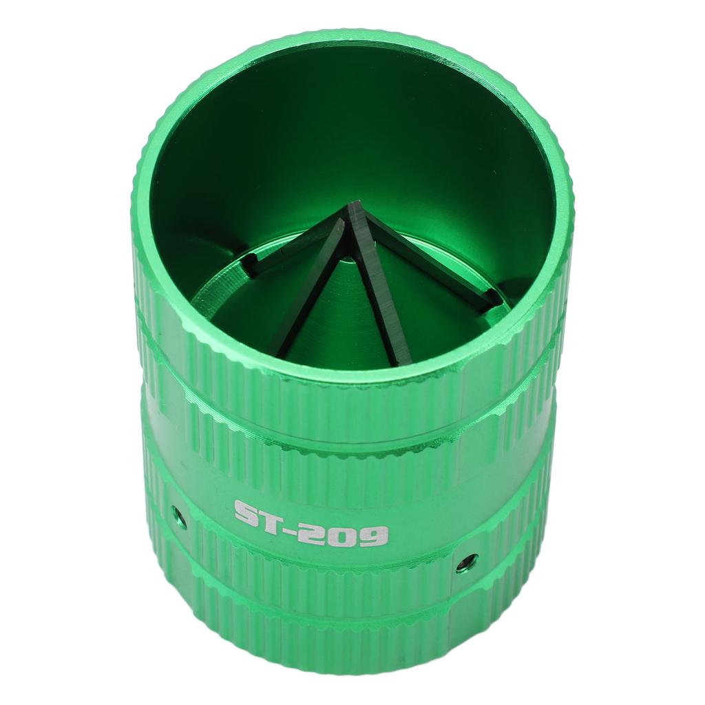 Metal Pipe Reamer with 4 Stainless Steel Blades Inner Outer Tubing Pipe Reamer Tube Chamfering Tool