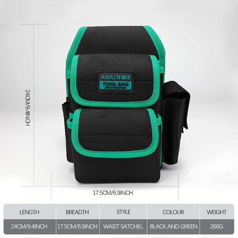 

AIRAJ 9 дюймов тактическая поясная сумка большой емкости многофункциональная ткань Оксфорд органайзер коробка популярный садовый набор сумка для инструментов для автомобиля своими руками