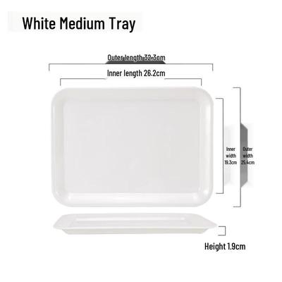 Zhaoran European Style Rectangular Melamine Serving Tray