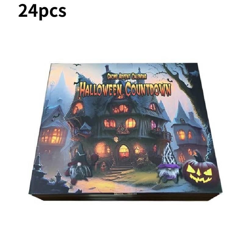 Charming Gnome Halloween Advent Calendar Delightful Paper Puzzle For Advent Celebration чёрный