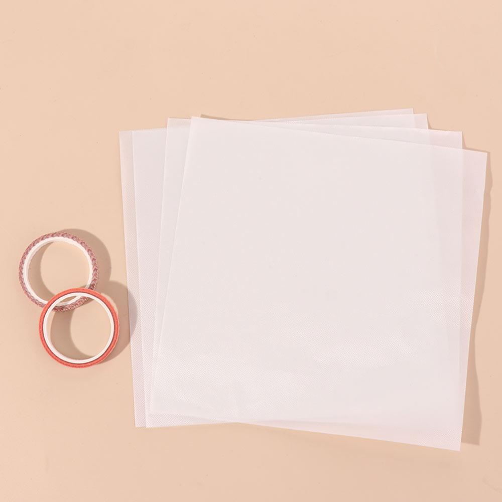 4PCS Light Transmission Ironing Sheets for Fuse Beads Melting Beads Baking Cloth Fusion Beading