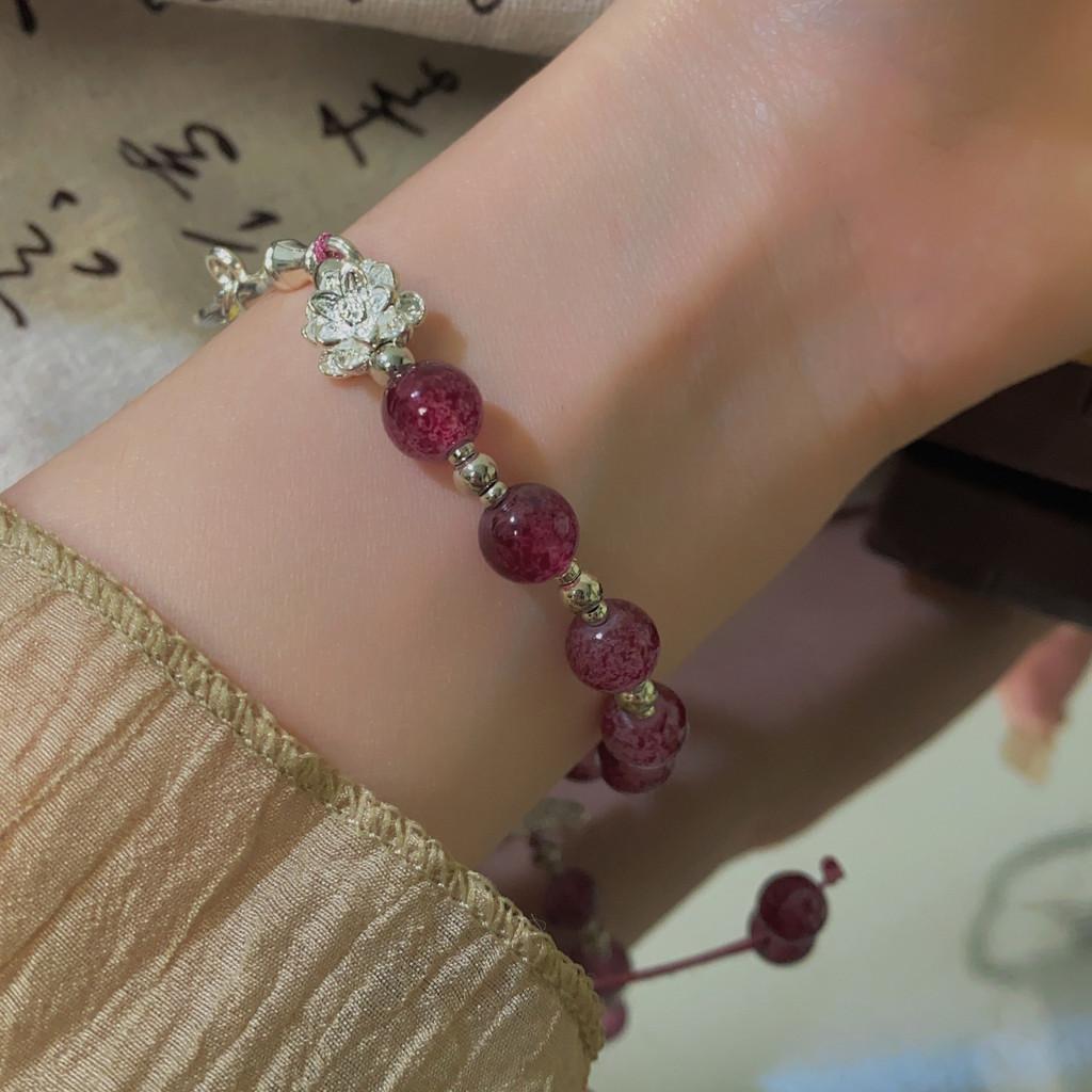 Lotus Geometric Artistic Butterfly Bracelet Vintage Alloy Design Women For