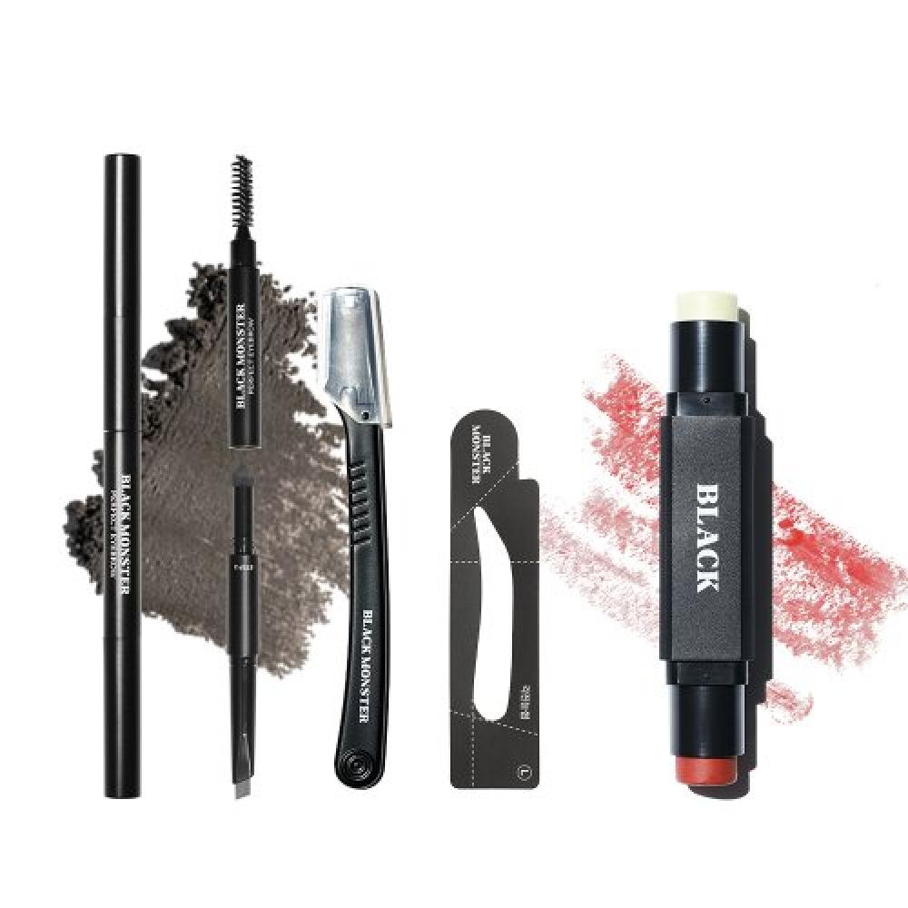 Blackmonster Solo Escape 2 Piece Set  Eyebrow+black Balm natural black/Kunzite