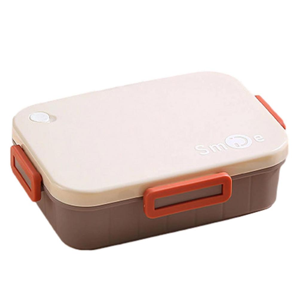 Stainless Steel Lunch Box Stainless Steel Leakproof Food Containers Large Capacity Food Storage Compartment Prep Lunchbox For