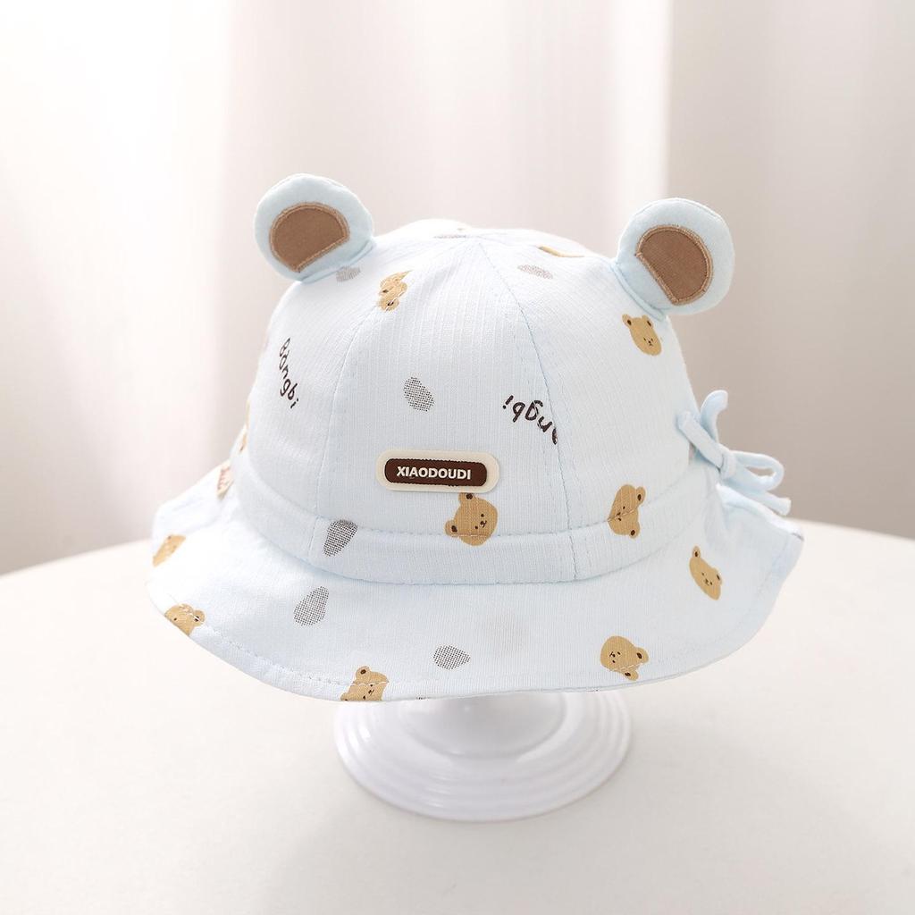 Adjustable Sun Protection Baby Bucket Hat for Boys & Girls