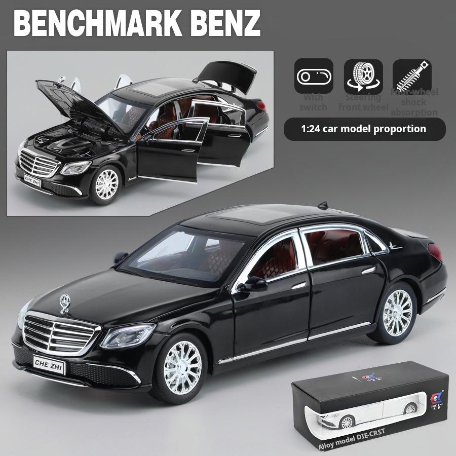 

1:24 Benz E300l E-class Alloy Model Car Diecast Metal Collection Vehicle Toy Model Sound & Light Children Toy Car Gifts