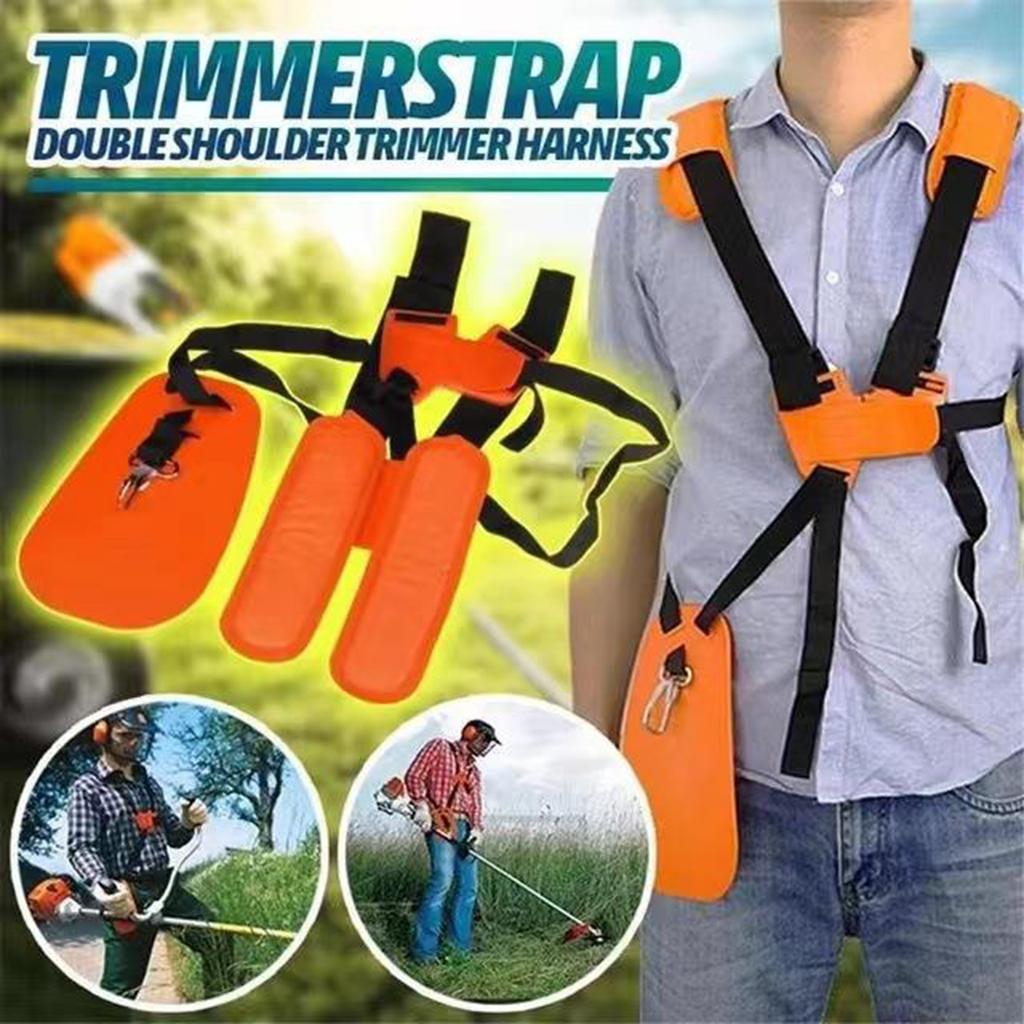 Ergonomic Grass Trimmer Double Shoulder Strap For Lawn Mowers Providing Comfort And Support In Various Gardening Tasks