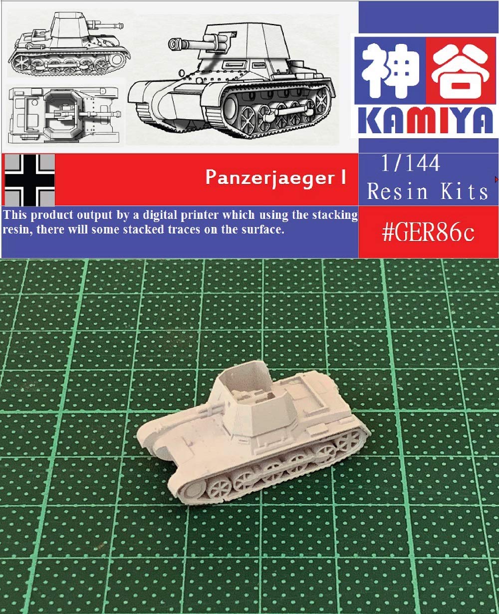 

1/144 Military Miniature Series Unassembled WWII German Panzerjager I Resin Kit World War II Plastic Model Kit (GER86C)