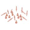 10Pcs 9 8212 Nozzles 10Pcs 9 8215 Electrodes Brass Nozzle Electrode Set for SL60 SL100 Plasma Cutting Torch