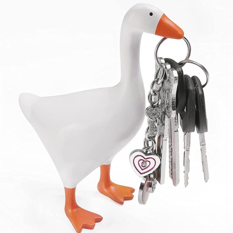 Creative Duck/Goose Model Figure Table Office Ornament Car Living Room Decoration Statue Desktop Cabinet Modern Deco