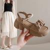 Elegant Platform Sandals for Women, New Summer Style, Soft Sole, Height-increasing Sandals
