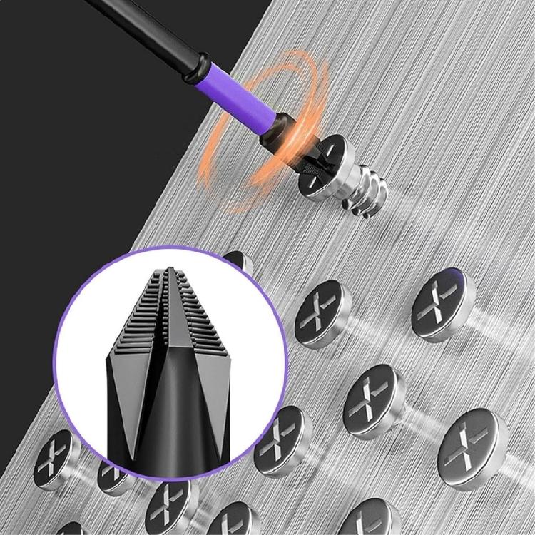 6dílná magnetická protiskluzová vrtací sada přenosných magnetických bitů, nárazuvzdorná sada bitů PH2 s magnetickou hlavicí