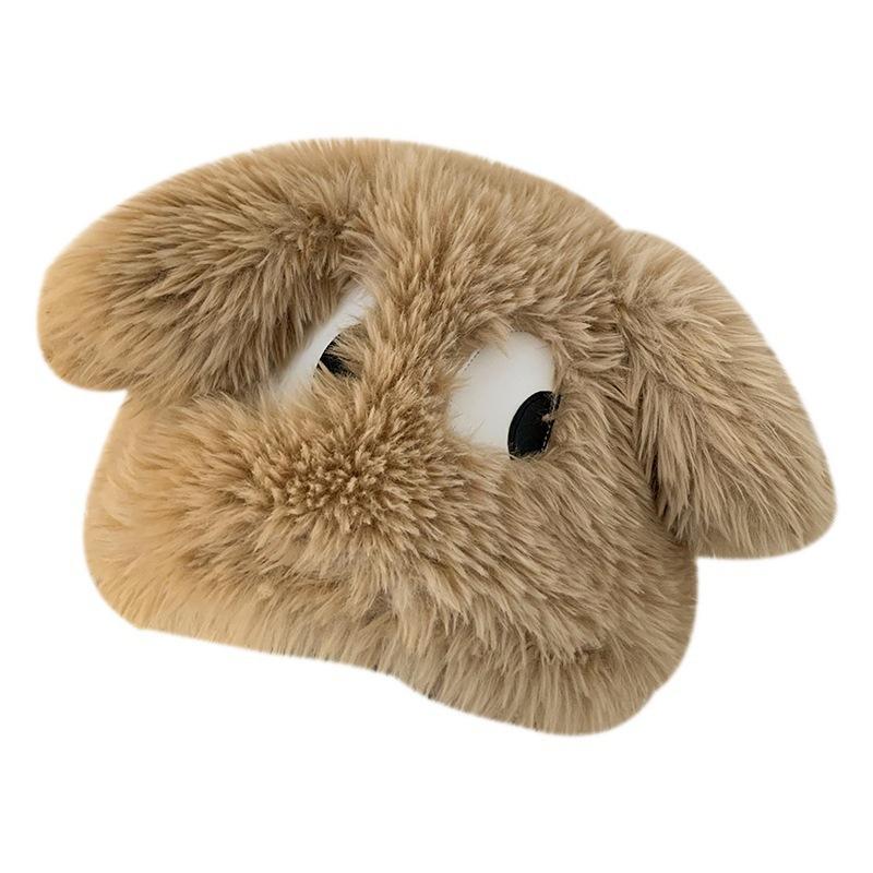 Cartoon Big eared Puppy Plush Hat Korean Style Female Autumn and Winter Cute and Funny Thickened Warm Photo Hat