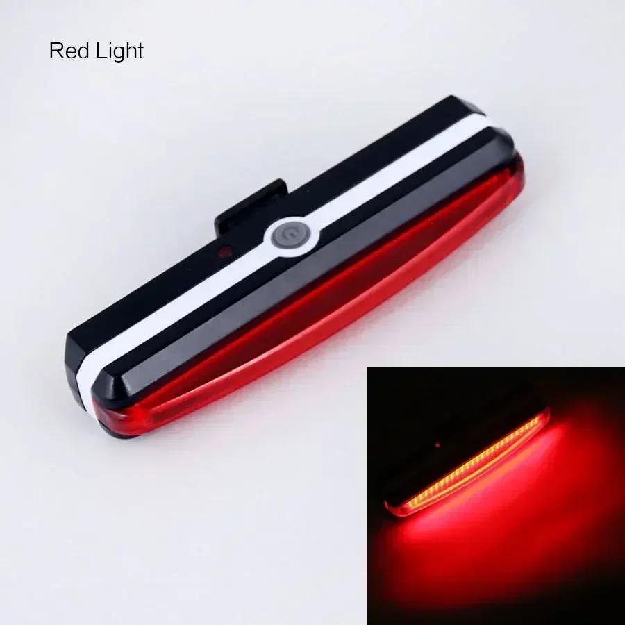 Bike Rear Light Highlight COB LED Tail Light Waterproof Bicycle USB Rechargeable Mountain Riding Cycling Tail Lamp Bicycle Parts красный