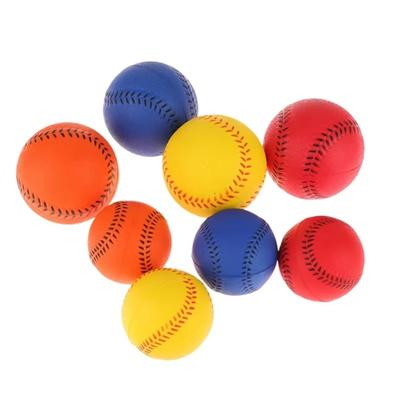 Squeeze Toy Training Balls PU Softball Durable Soft Baseball  Batting Practice