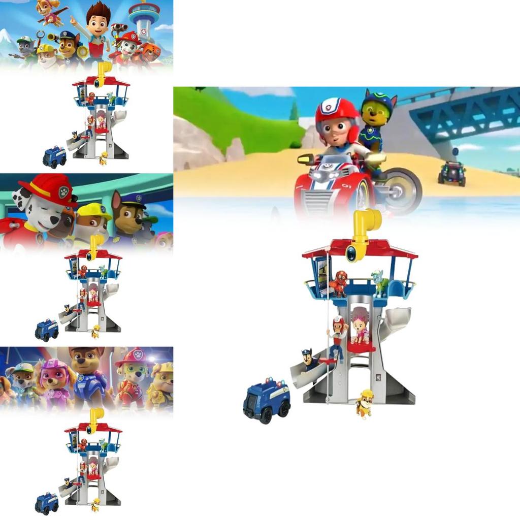 Paw Patrol Childrens Toy Collection With Pullback Vehicles And Dog Figures For Kids Indoor Play