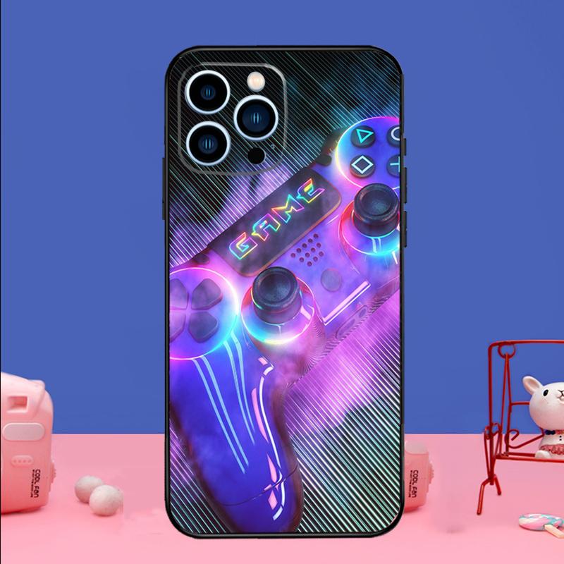 Cool Gaming Controller Phone Case For iPhone 17 16 15 14 13 11 12 Pro Max Plus 13 12 mini 16e 17 Air Bumper Cover