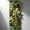 Realistic Artificial Plant Grass Wall Ivy Rattan Leaves Faux Jungle Grass Panel Vibrant Greenery Branches