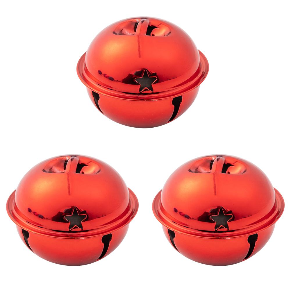 Рождественские бубенцы 40 мм Пятиконечная звезда Бубенцы Металлические Маленькие бубенцы Для поделок Декор Рождественской елки