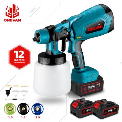 Pistola a spruzzo elettrica senza fili da 1000 ml, sterilizzazione e disinfezione domestica, spruzzatore di vernice portatile per batteria Makita da 18 V