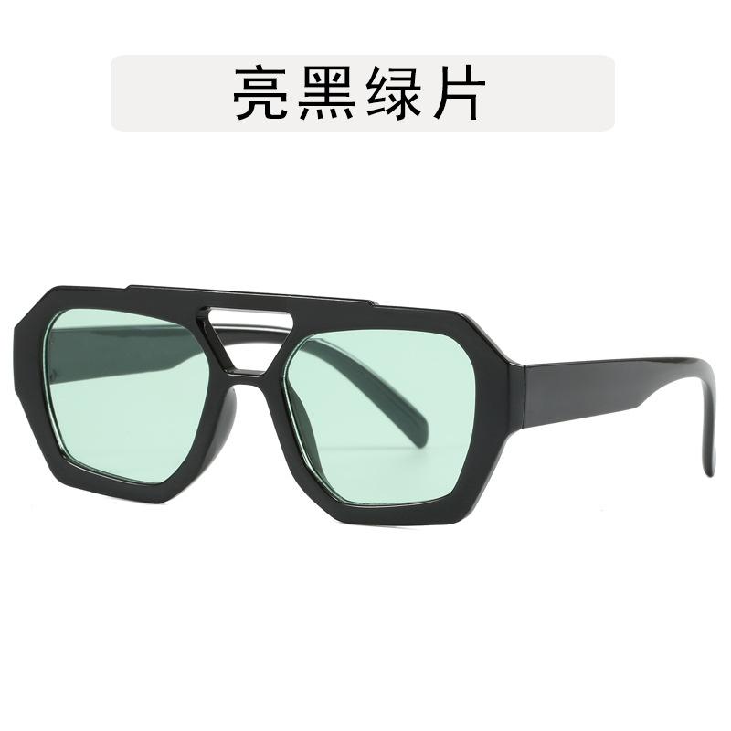 Polygon Shape Women's Sunglasses Double Bridge Anti-glare Sun Glasses for Men Hiking Mountaineering Sun Glass Women