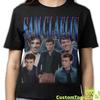 SAM CLAFLIN SHIRT, Sam Claflin Vintage T-Shirt, Samuel George Claflin Retro 90s Bootleg Homage Merch, Sam Claflin Tribute Rap Tees Fans Gift