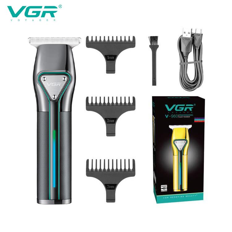 

Original VGR V-960 Metal Professional Men s Trimmer USB Rechargeable Hair Clipper Cordless Hair Clipper Electric Hair Shear Home Razor Shaver Haircut чёрный