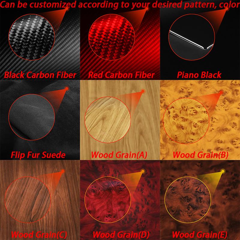 For Lexus ES ES350 ES240 2006-2012 Carbon Fiber Central Control Gear Shift Surround Panel Cover Trim Car Accessories Sticker