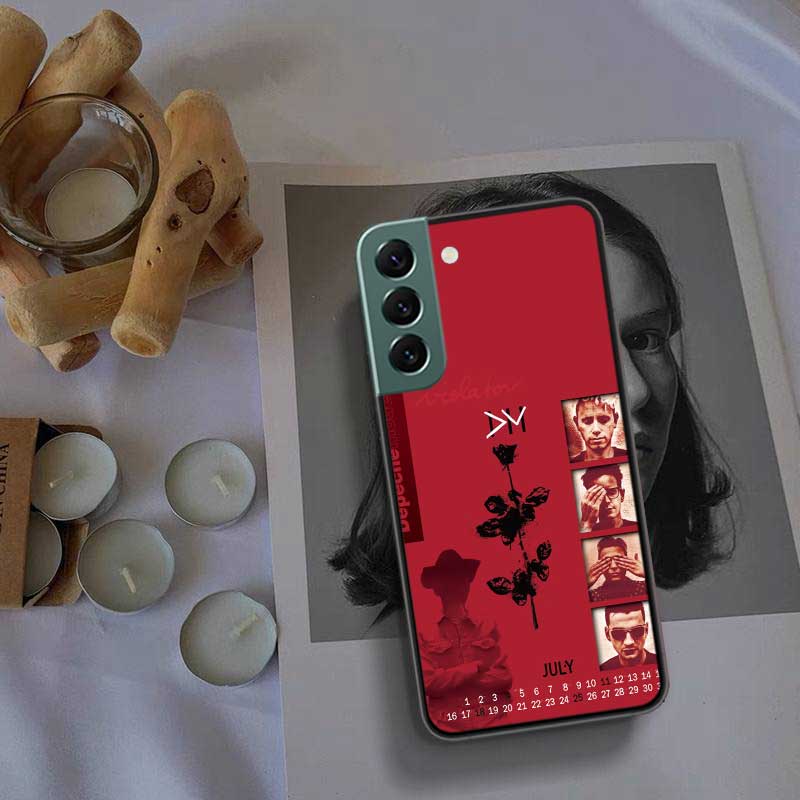 Rock Band Depeches Modes Phone Case Samsung A14 A24 A34 A54 A03S A04S A13 A23 A33 A53 A73 A70 A50S A30 A40 A71 A51 A41 A31 A20E