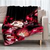 Demon Slayer Theme Printed Blanket - Perfect for Couch, Bed, Travel & Outdoor Use | Machine Washable, Cozy & Durable.