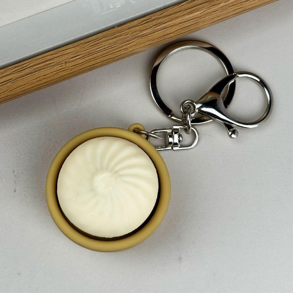 Cute Button Clicker Keyring Mini Sensory Clicker Toys Stress Relief Keychain Kids Toy