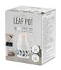 Atlas Lightweight Compact Thermal Pot Leaf Pattern White Thermos Vacuum Insulated 1.2L AKTH-1200WH