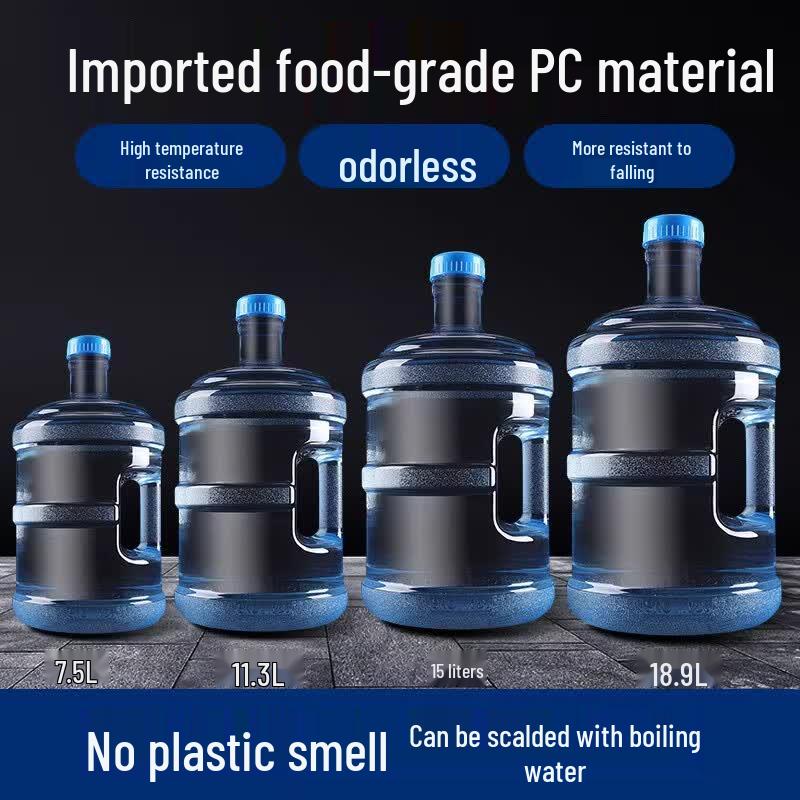 Zhongge 5.5L Thickened Plastic Drinking Water Buckets (4-Pack)