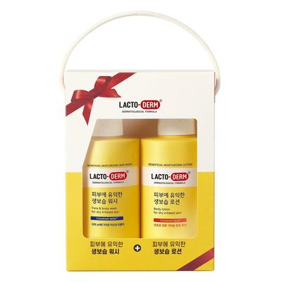 Lactoderm Body Care Set (Lotion + Wash)