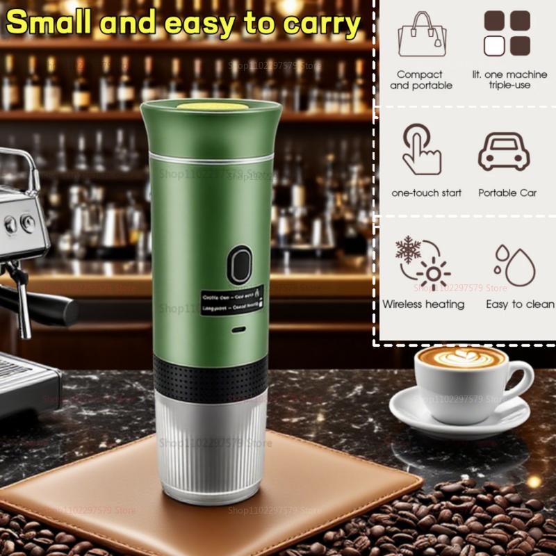 Electric Coffee Machine Travel Handy 3 In1 Espresso Portable Coffee Espresso Maker Machine Cafe Portable Capsule Coffee Machine