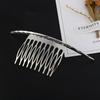 Luxus-Metallblatt-Haarkämme für Damen Hochzeits-Braut-Haarschmuck Mode Seiten-Haarklammern Anstecknadeln Braut-Haarschmuck