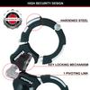 Master Lock Certified E-Scooter Cuff Lock, Keys, 36 cm x 74 mm
