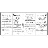 Long Lasting Fake Tattoo English Letter Hombre Art Fake Tattoo Juice Tattoo  Clavicle