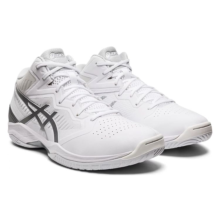 Asics Gelhoop V12 Wide Pure Silver Unisex Sneakers White 1063A020-101