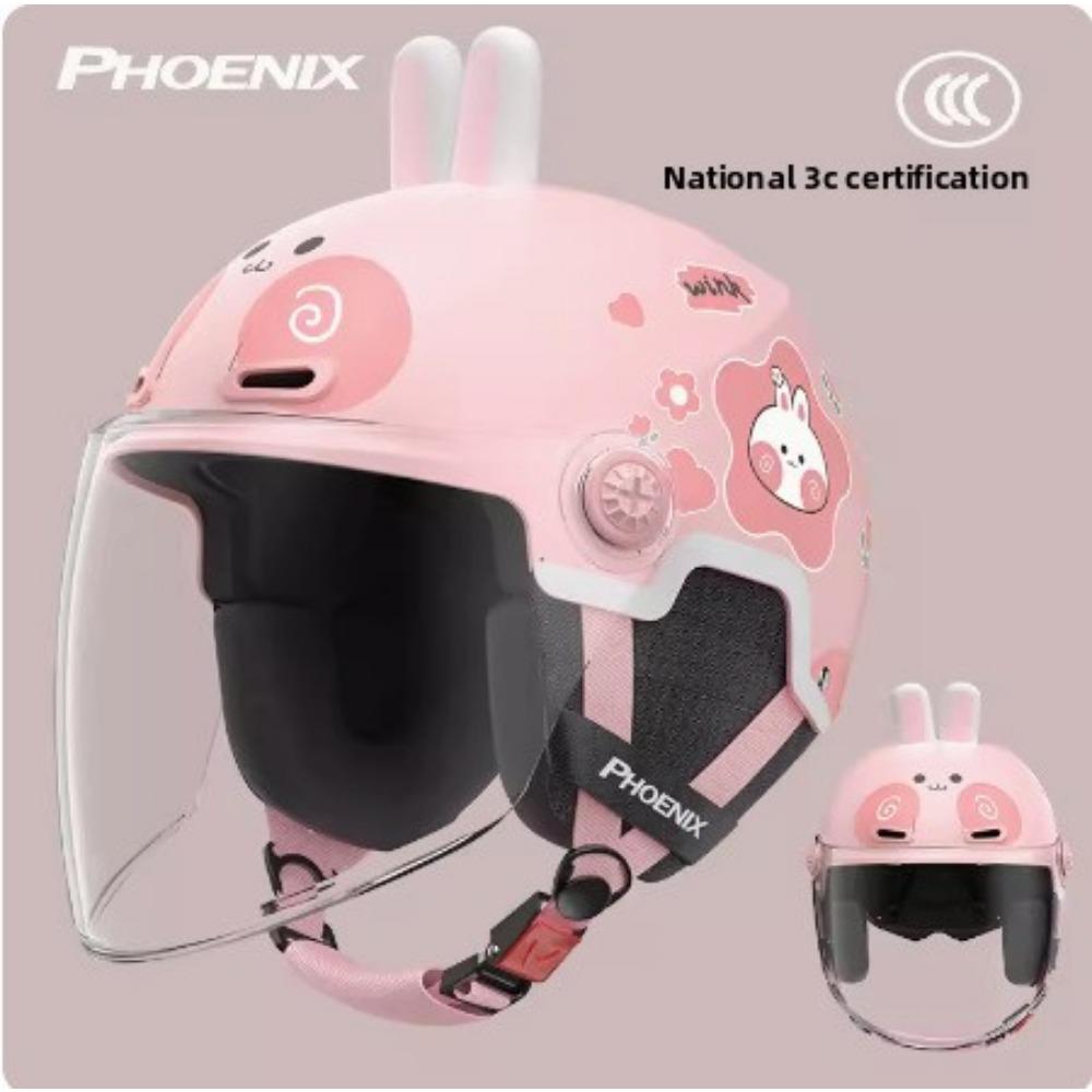 Children's Electric Car Helmet Motorcycle Helmet Cartoon Half Helmet Summer Helmet Four Seasons Helmet