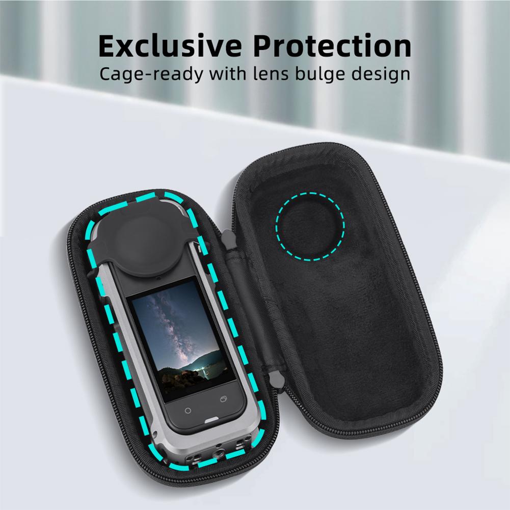 Tragetasche Hartschalen-Aufbewahrungstasche Schutzhülle für Insta360 X5 Kamerazubehör