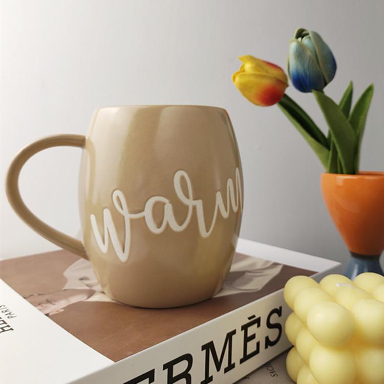Unique and Creative Retro Style Ceramic Mugs Coffee Cups and Tea Mugs for Home Use