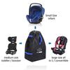 Lightweight Portable Storage Bag For Baby Car Seat Quick Fold 300D Oxford Backpack Enhances Impact Resistance