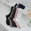Cute women's polka dot two-color spring socks