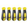 ABGR-5Pcs File Handle 4.25 Inch Round And Rectangular Hole Ergonomic Handles For Metal Files